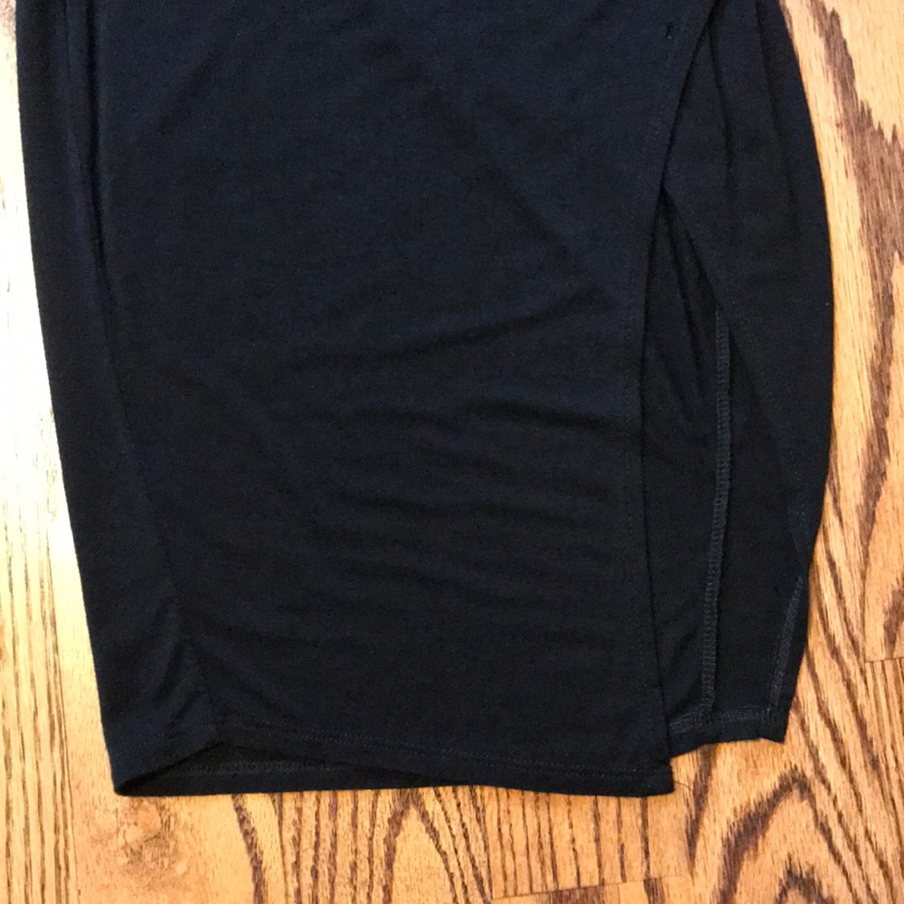 Black windsor dress.